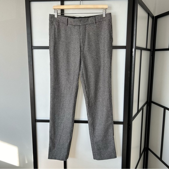 [46] The Kooples Women’s Houndstooth Fitted & Structured Straight Leg Trouser - Picture 2 of 14